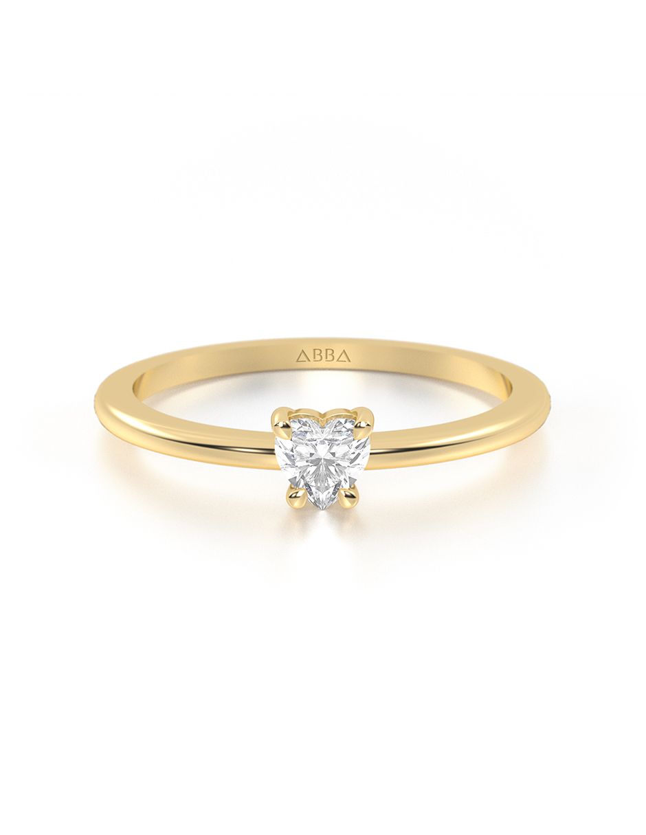Foto 1 | Anillo De Promesa Tainy 10k Oro Talla 6