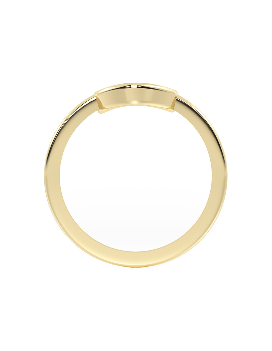 Foto 4 pulgar | Anillo Dolce 10k Oro Amarillo Talla 4.5