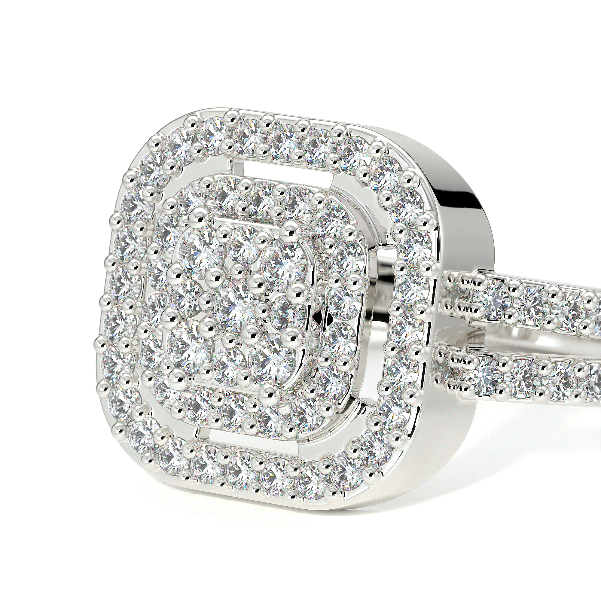 Foto 3 pulgar | Anillo De Plata Con Moissanita
