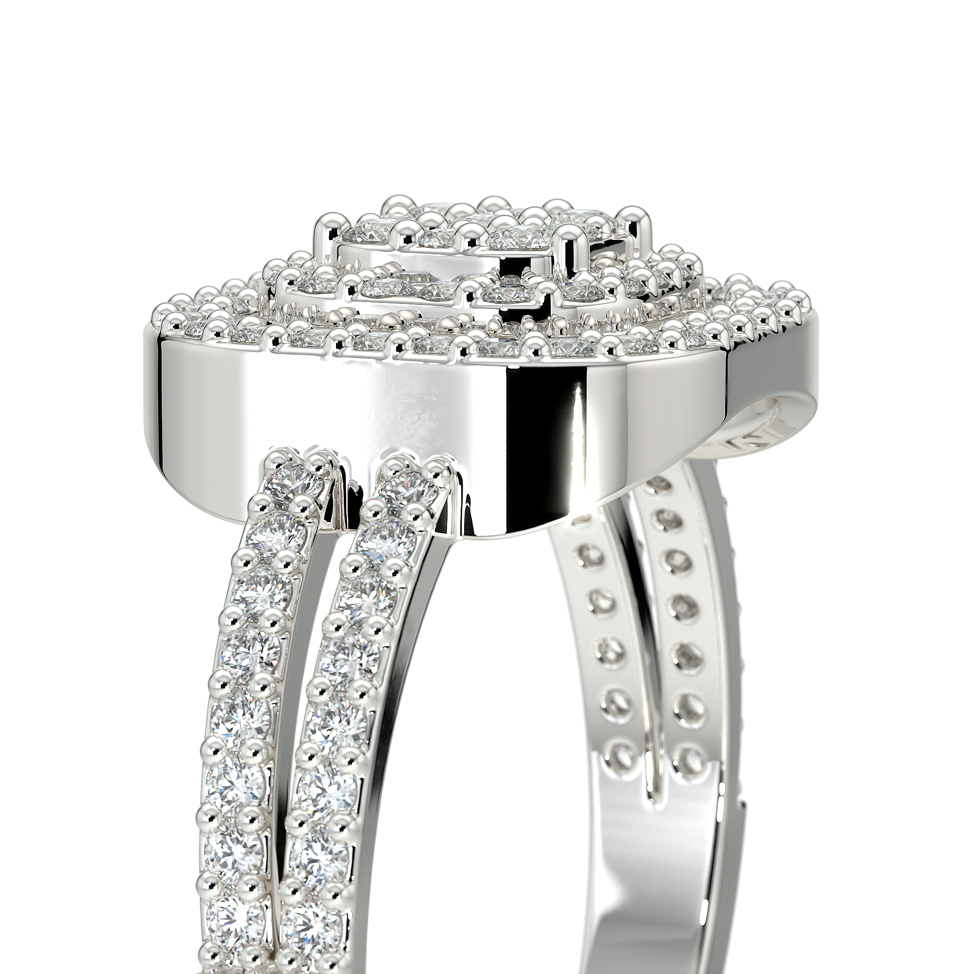 Foto 4 pulgar | Anillo De Plata Con Moissanita