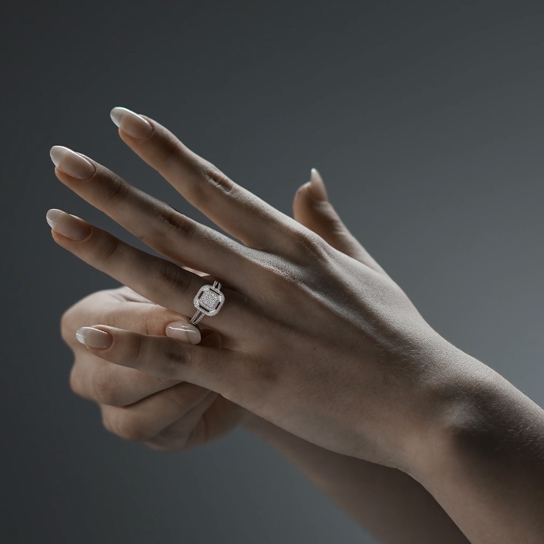 Foto 6 | Anillo De Plata Con Moissanita