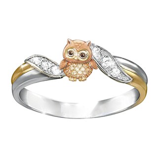 Foto 1 | Anillo Huoguo Fashion Owl Always Love You Para Mujer - Venta Internacional.