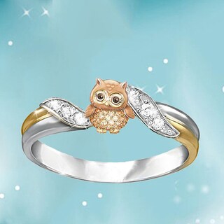 Foto 3 | Anillo Huoguo Fashion Owl Always Love You Para Mujer - Venta Internacional.