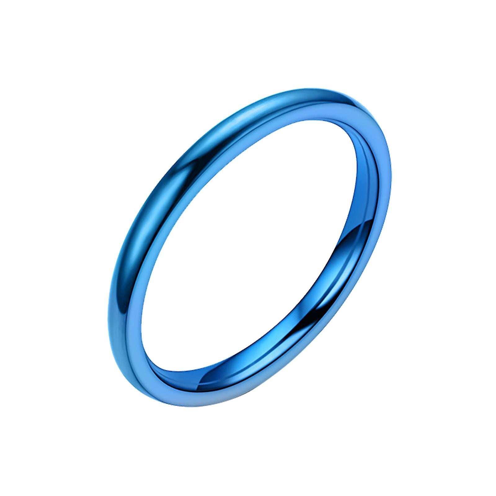 Anillo Huoguo Fashion Contracted De 2 Mm  Pulido A Mano - Venta Internacional. $387