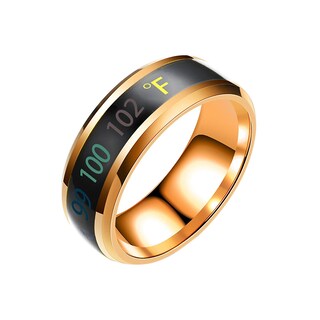 Foto 1 | Anillo De Pareja Huoguo Magic Mood Con Pantalla De Temperatura Azul - Venta Internacional.