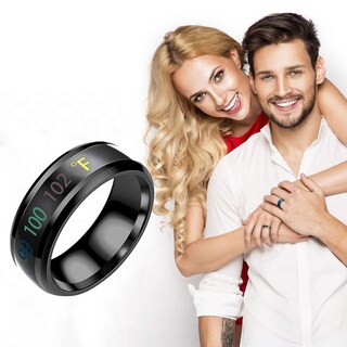 Foto 2 | Anillo De Pareja Huoguo Fashion Nueva Temperatura Física Inteligente - Venta Internacional.