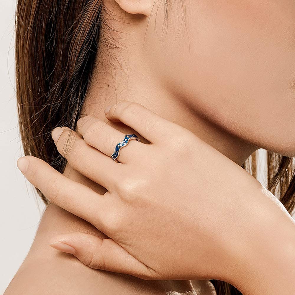 Foto 4 | Anillo Huoguo Ztowoto Embrace De Plata De Ley 925 Ajustable - Venta Internacional.