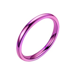 Foto 1 | Anillo Huoguo Fashion Contracted De Metal Fino Pulido A Mano De 2 Mm - Venta Internacional.