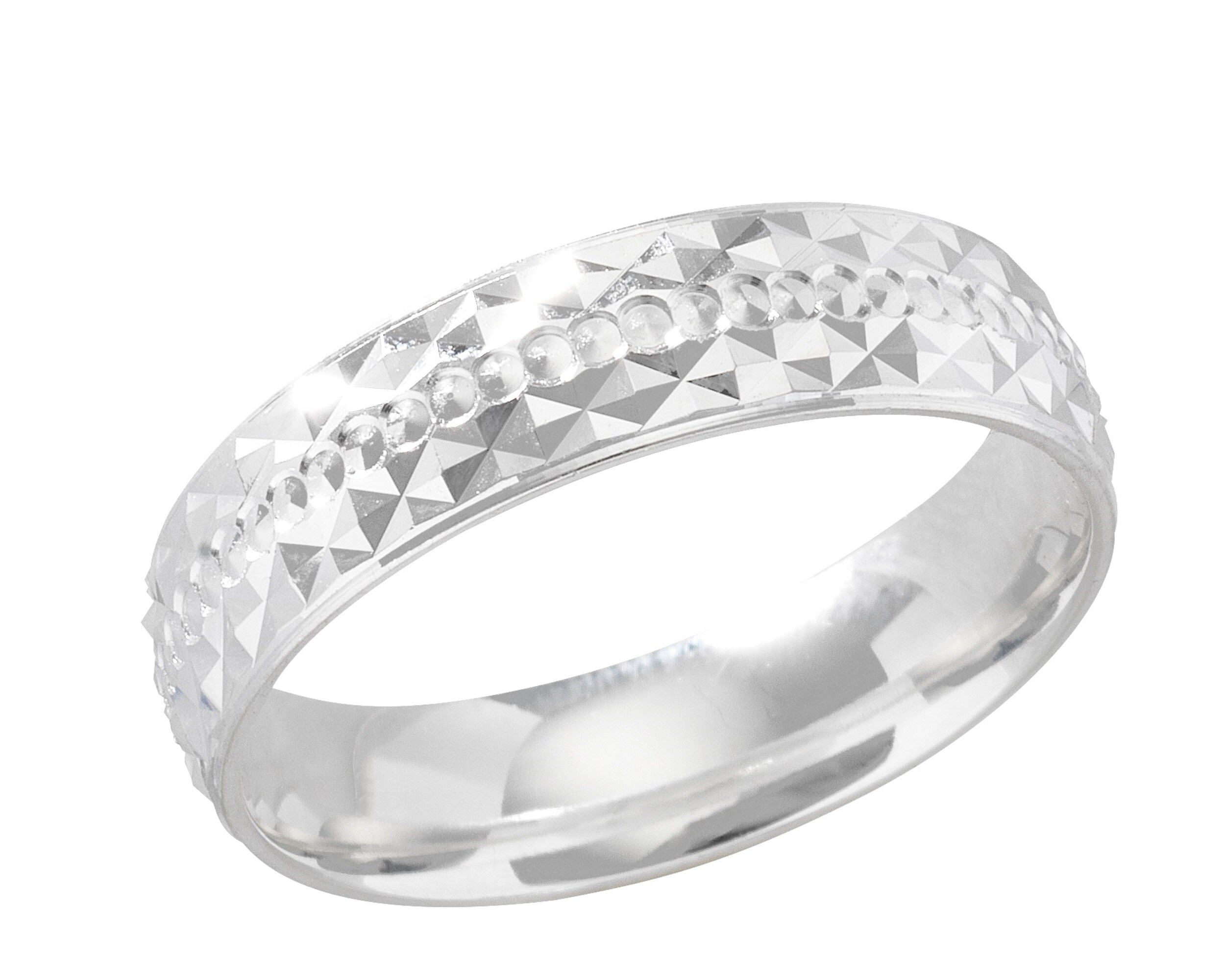 Argolla de Plata 925 Horoz #13 Diamantada $729