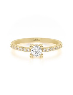 Foto 1 | Anillo De Compromiso Vivián 10k Oro Talla 7.5