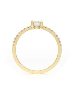 Foto 3 | Anillo De Compromiso Vivián 10k Oro Talla 4.5