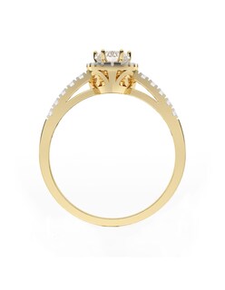 Foto 3 | Anillo De Compromiso Latido 10k Oro Talla 7