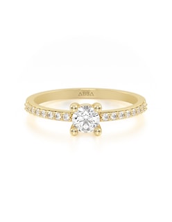 Foto 1 | Anillo De Compromiso Vivián 10k Oro Talla 5.5