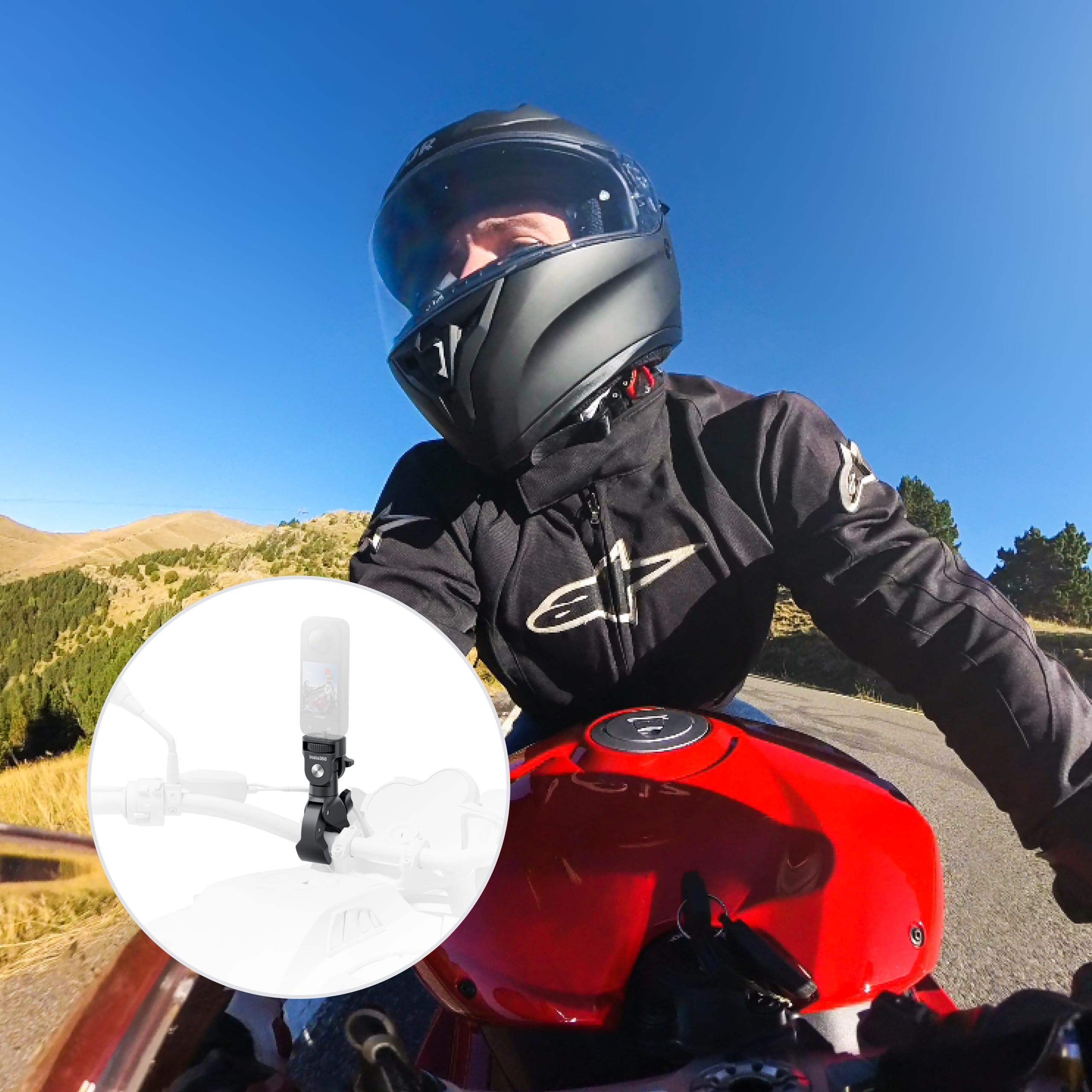 Foto 6 pulgar | Paquete Clamp Insta360 Heavy Duty Para Motocicletas - Venta Internacional.