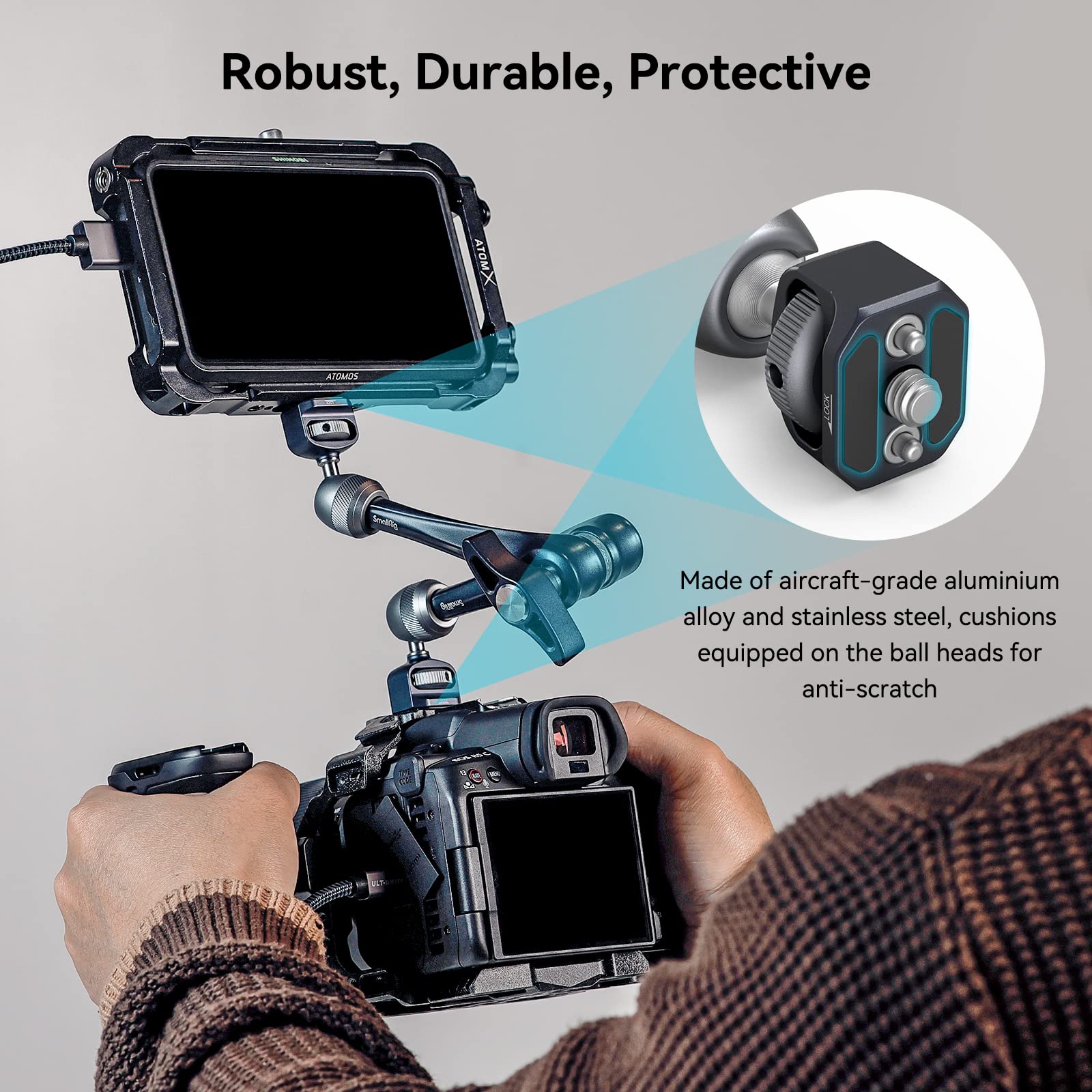Foto 2 | Brazo Mágico Rosette Smallrig 3959 con Cabeza Esférica 11 Pulgadas 3 Kg - Venta Internacional