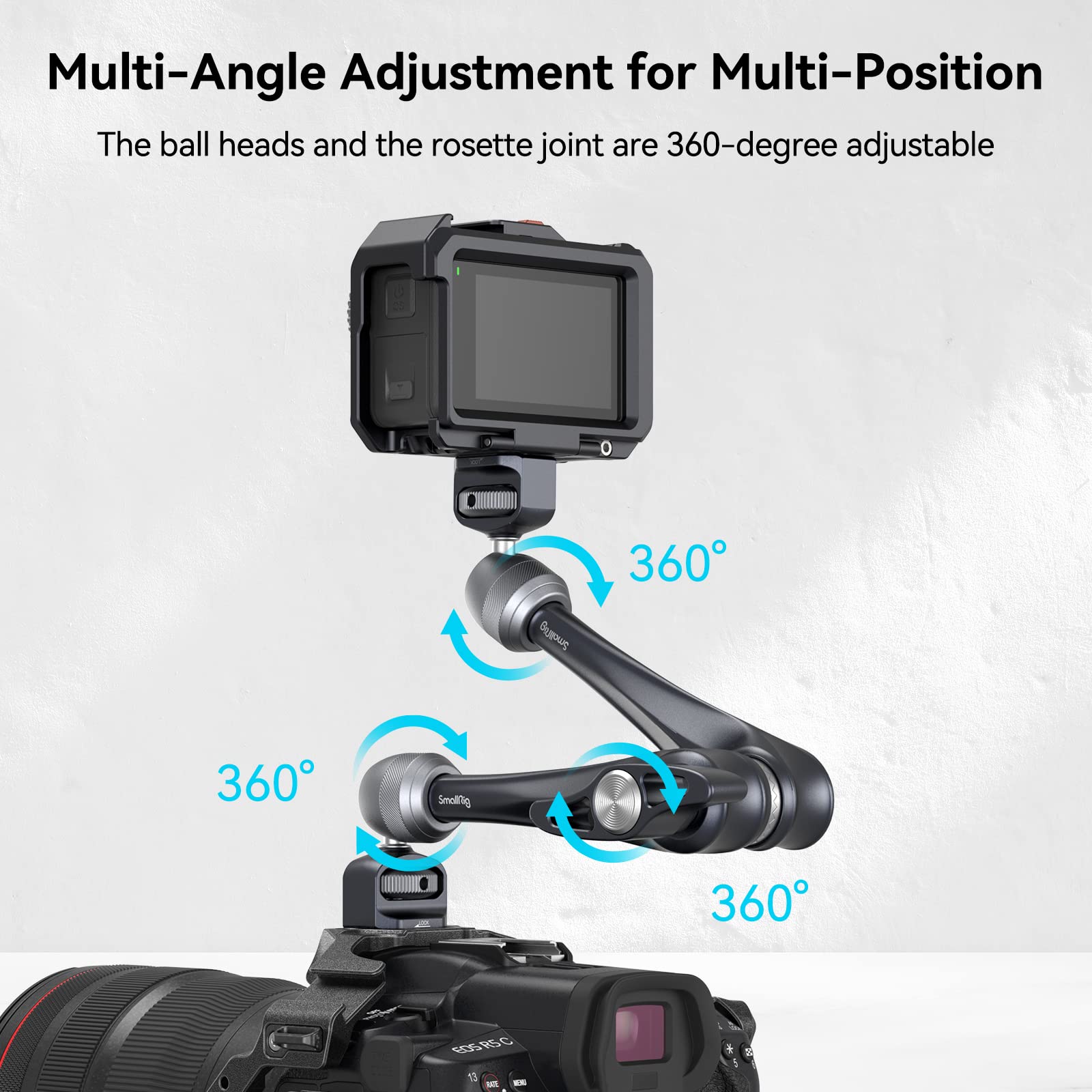 Foto 8 pulgar | Brazo Mágico Rosette Smallrig 3959 con Cabeza Esférica 11 Pulgadas 3 Kg - Venta Internacional