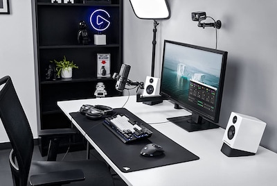 Foto 7 | Brazo Articulado Horizontal Elgato Para Montaje En Pared, Negro - Venta Internacional.