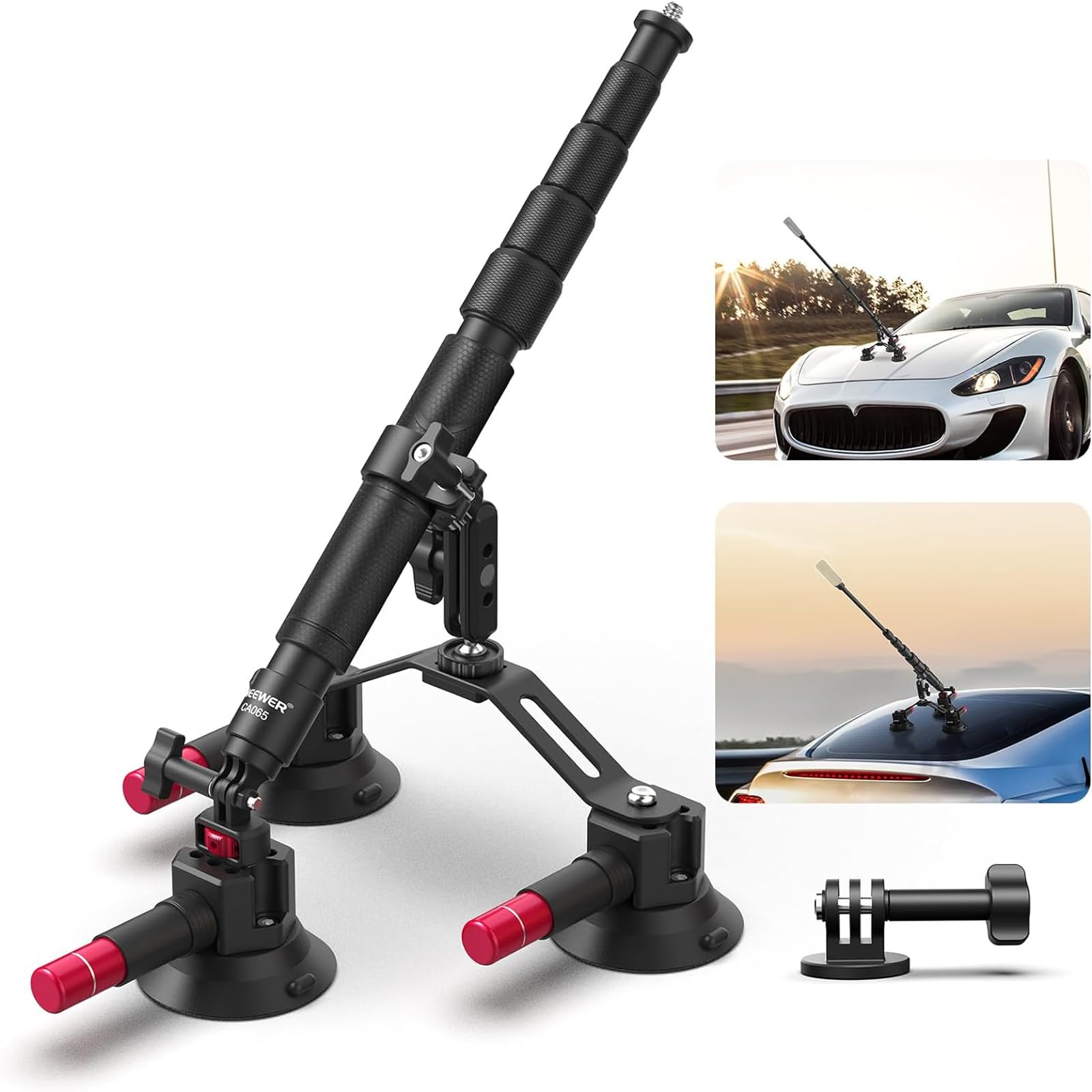 Foto 1 | Kit De Montaje Para Coche Neewer Con Triple Ventosa Y Mástil De Extensión - Venta Internacional.