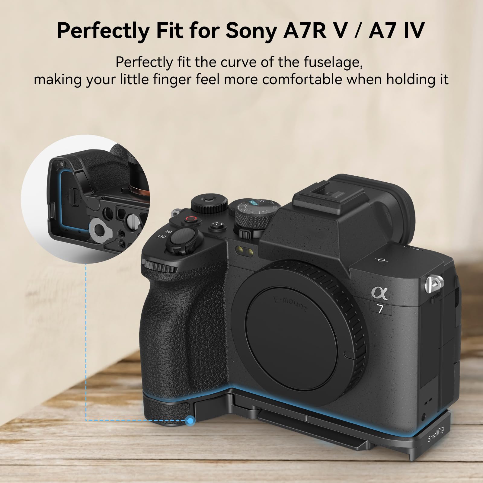Foto 3 pulgar | Placa Base Smallrig Para Sony A7r V/a7 Iv Con Placa De Cierre Rápido - Venta Internacional.