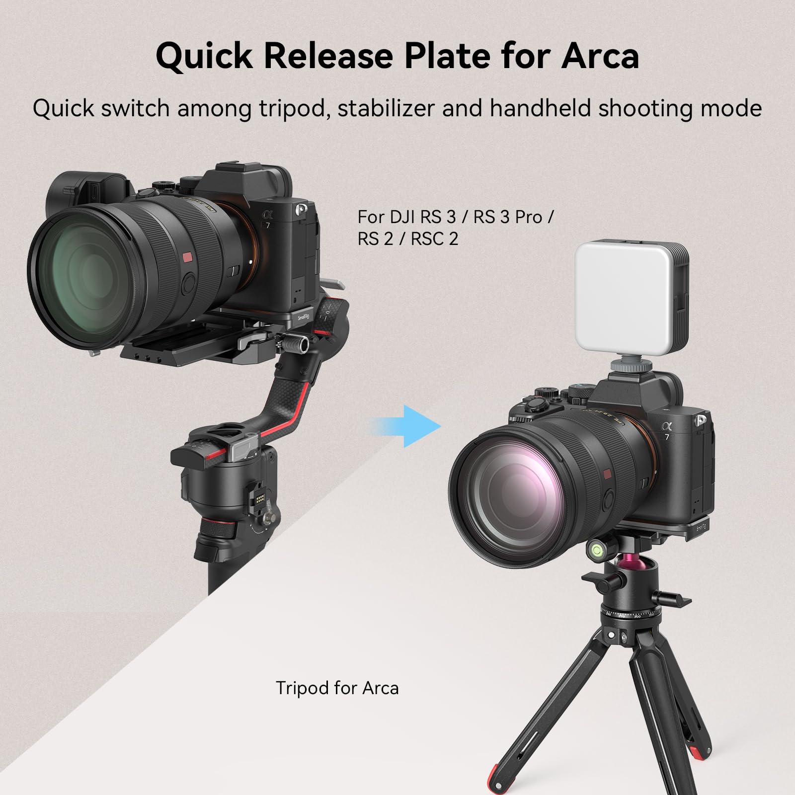Foto 7 pulgar | Placa Base Smallrig Para Sony A7r V/a7 Iv Con Placa De Cierre Rápido - Venta Internacional.