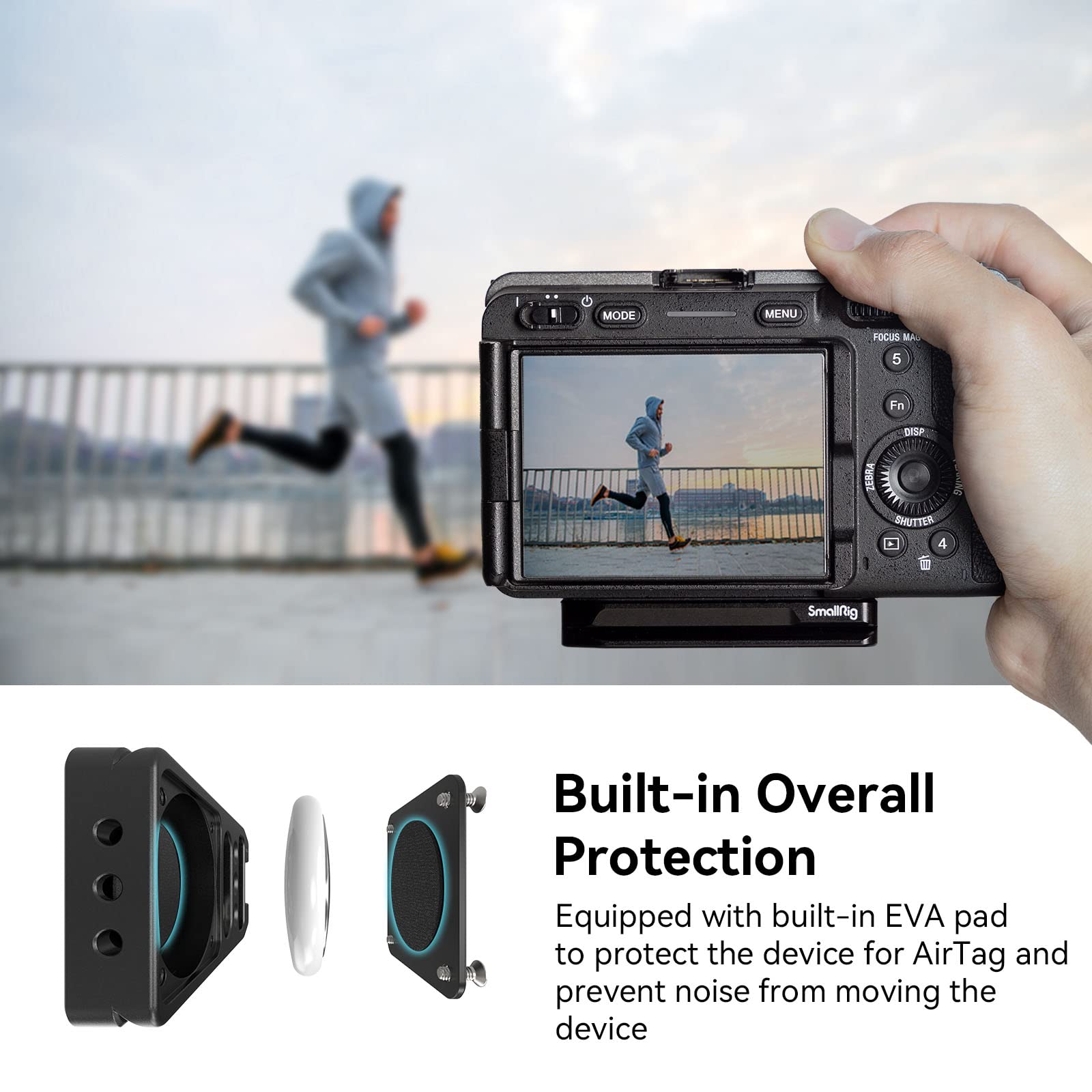 Foto 7 | Placa De Montaje Smallrig Para Airtag Arca-type Sony Canon Nikon - Venta Internacional.