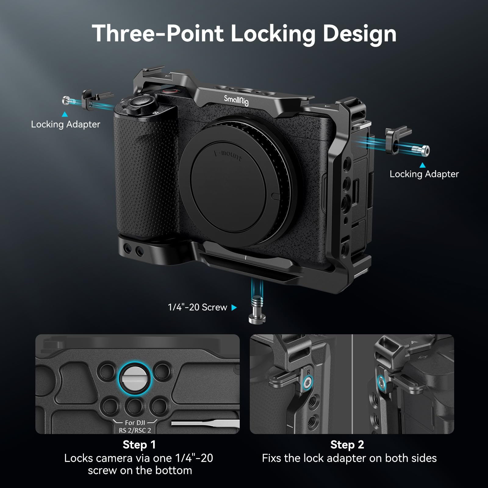 Foto 3 | Funda De Cámara Smallrig Zv-e1 Para Sony Alpha Zv-e1 Con Accesorios - Venta Internacional.