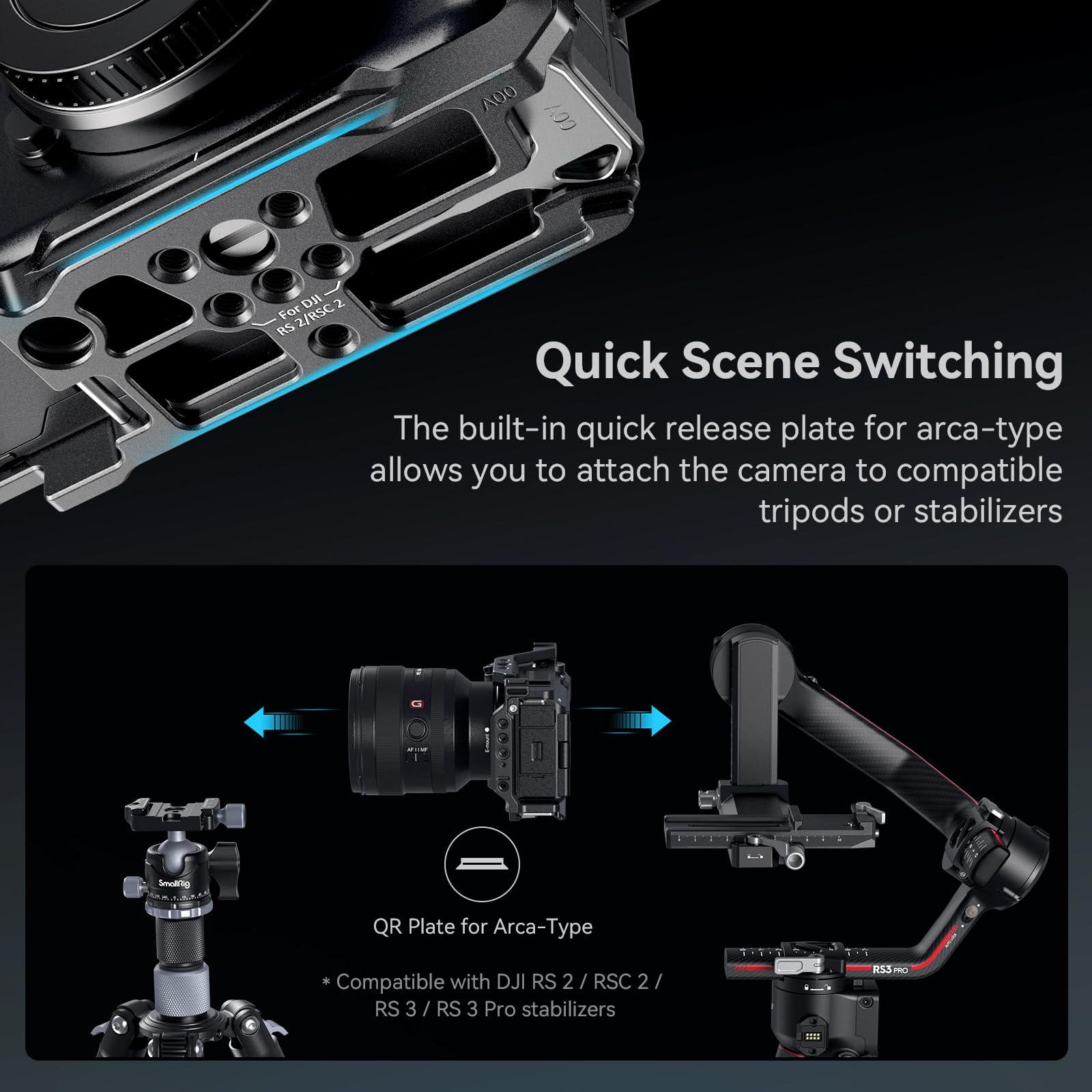 Foto 6 pulgar | Funda De Cámara Smallrig Zv-e1 Para Sony Alpha Zv-e1 Con Accesorios - Venta Internacional.