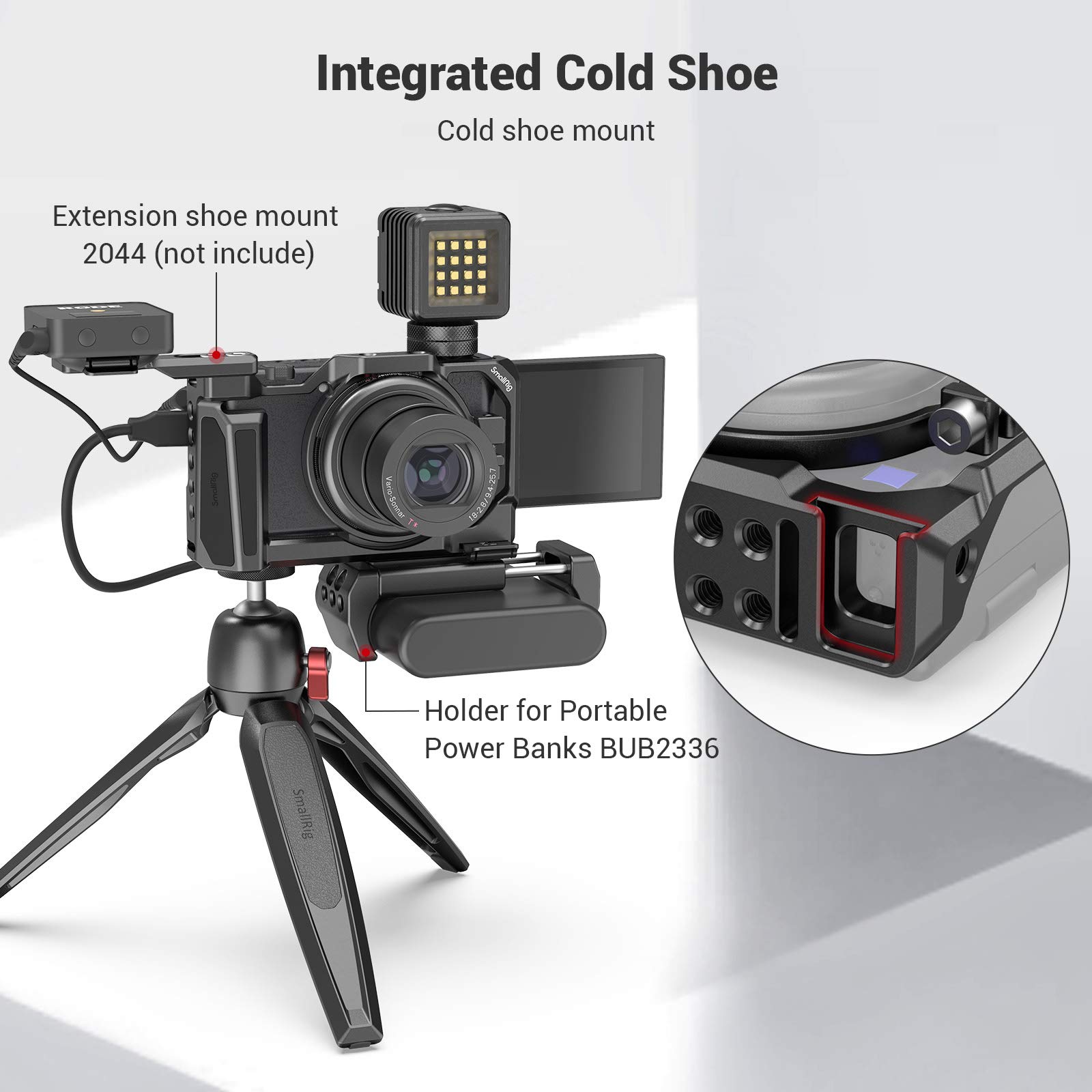 Foto 5 pulgar | Funda De Cámara Smallrig Para Sony Zv-1 Ii/zv-1f/zv-1 Con Gel De Silicona - Venta Internacional.