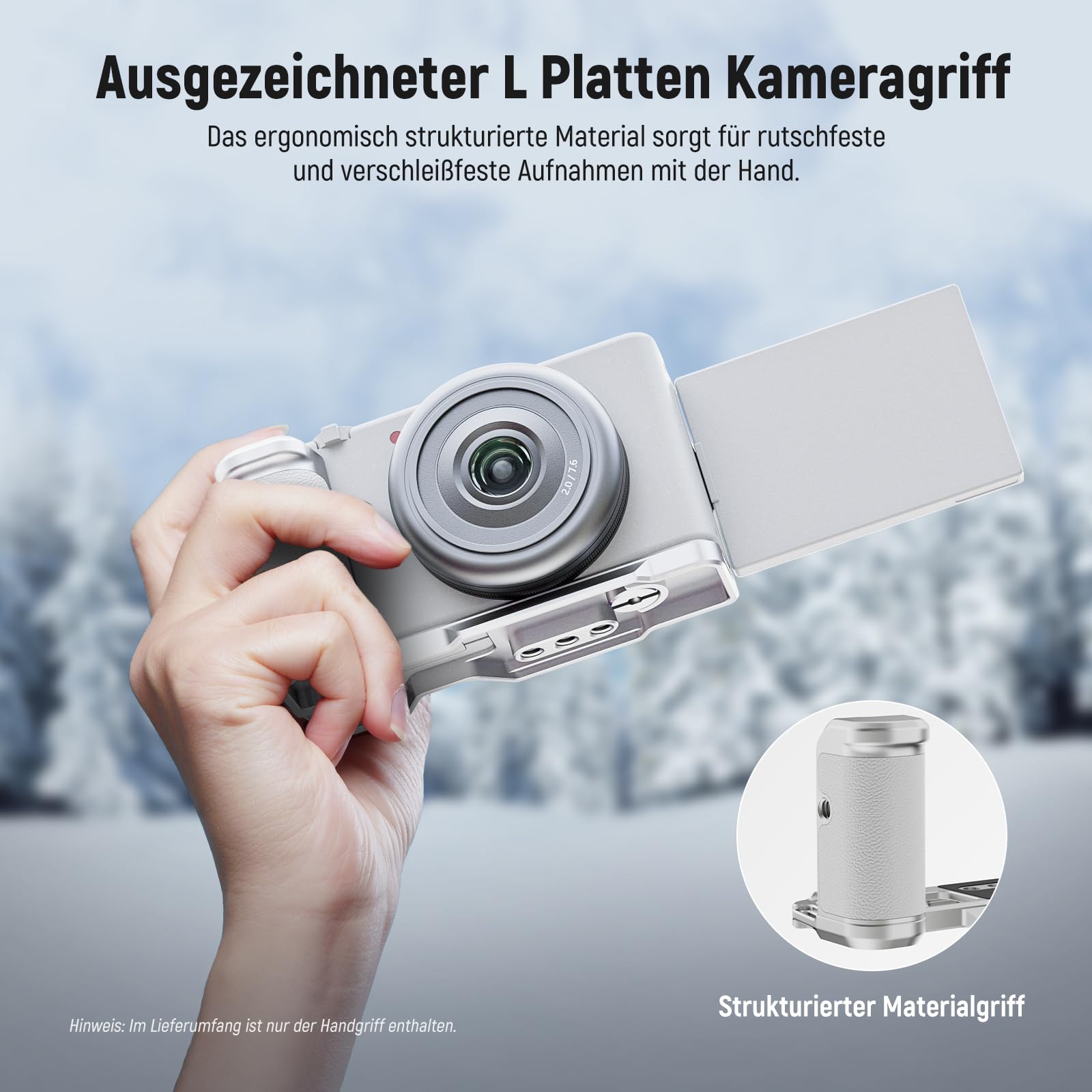 Foto 4 pulgar | Neewer Zv-1f Zv-1 Ii De Placa L Compatible Con Sony Silver Ca030w - Venta Internacional.