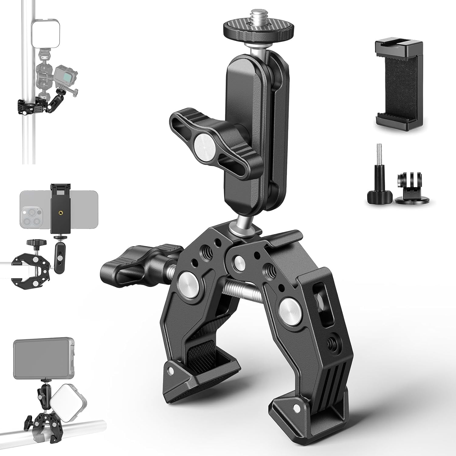 Foto 2 pulgar | Super Clamp Neewer St83 Con Brazo Mágico Con 3 Rótulas Dobles - Venta Internacional.