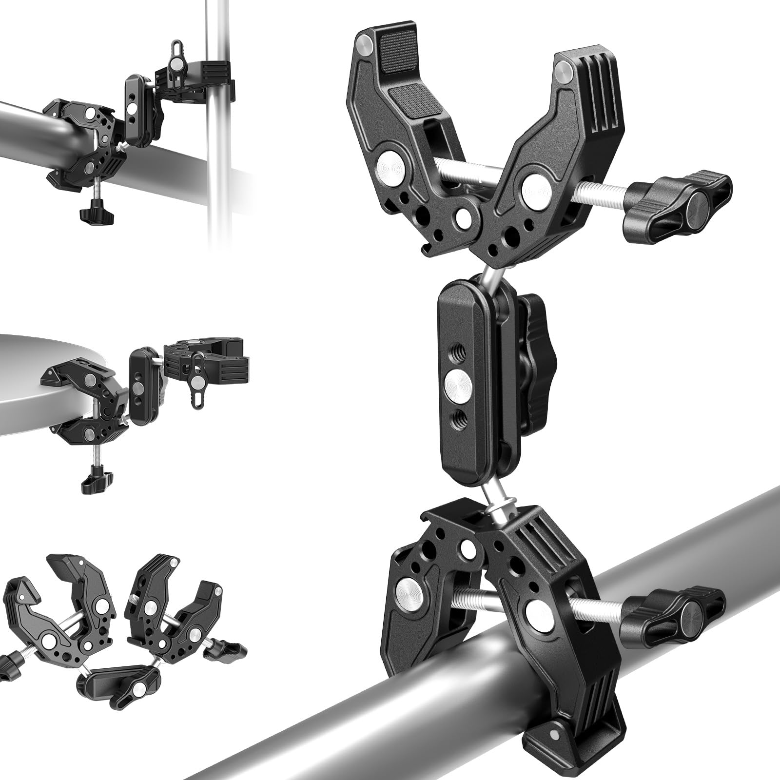 Foto 1 | Soporte Para Cámara Neewer Double Super Clamp Con Magic Arm - Venta Internacional.