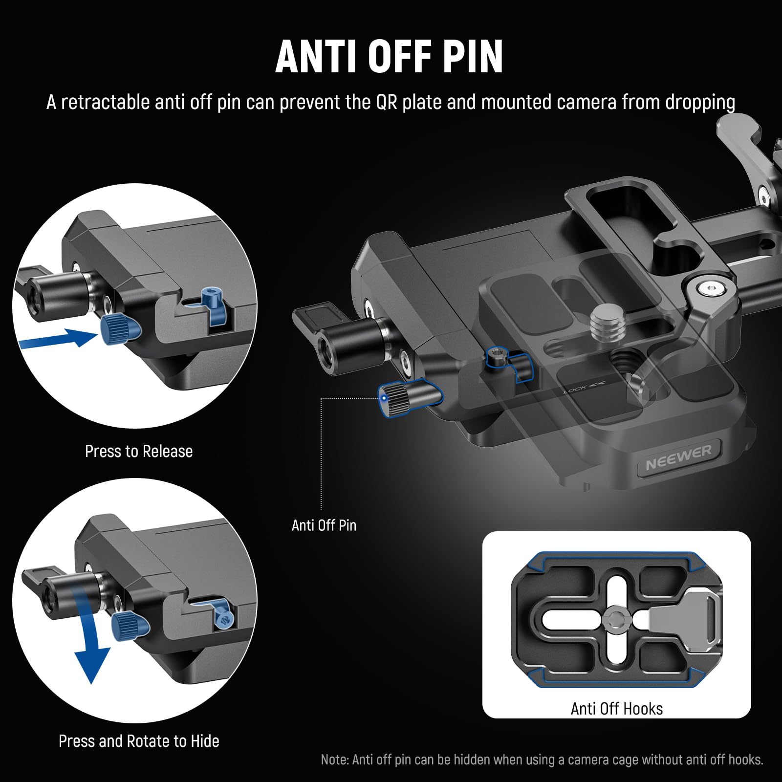 Foto 4 pulgar | Placa De Batería Con Soporte En V Neewer Para Rs4 Pro Rs3 Pro Gimbal - Venta Internacional.