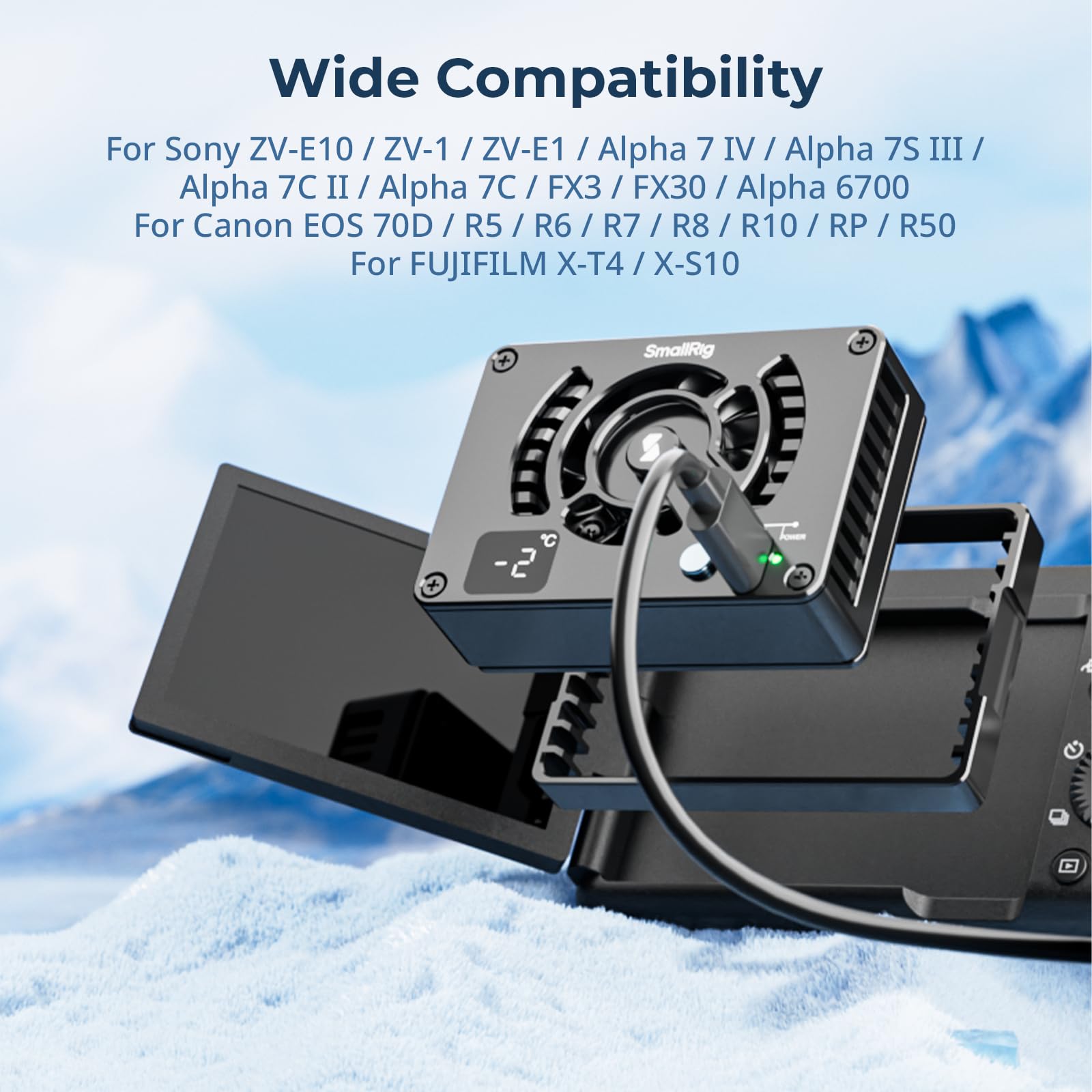 Foto 3 pulgar | Sistema De Refrigeración Externo De Cámara Smallrig Para Sony/canon/fujif - Venta Internacional.