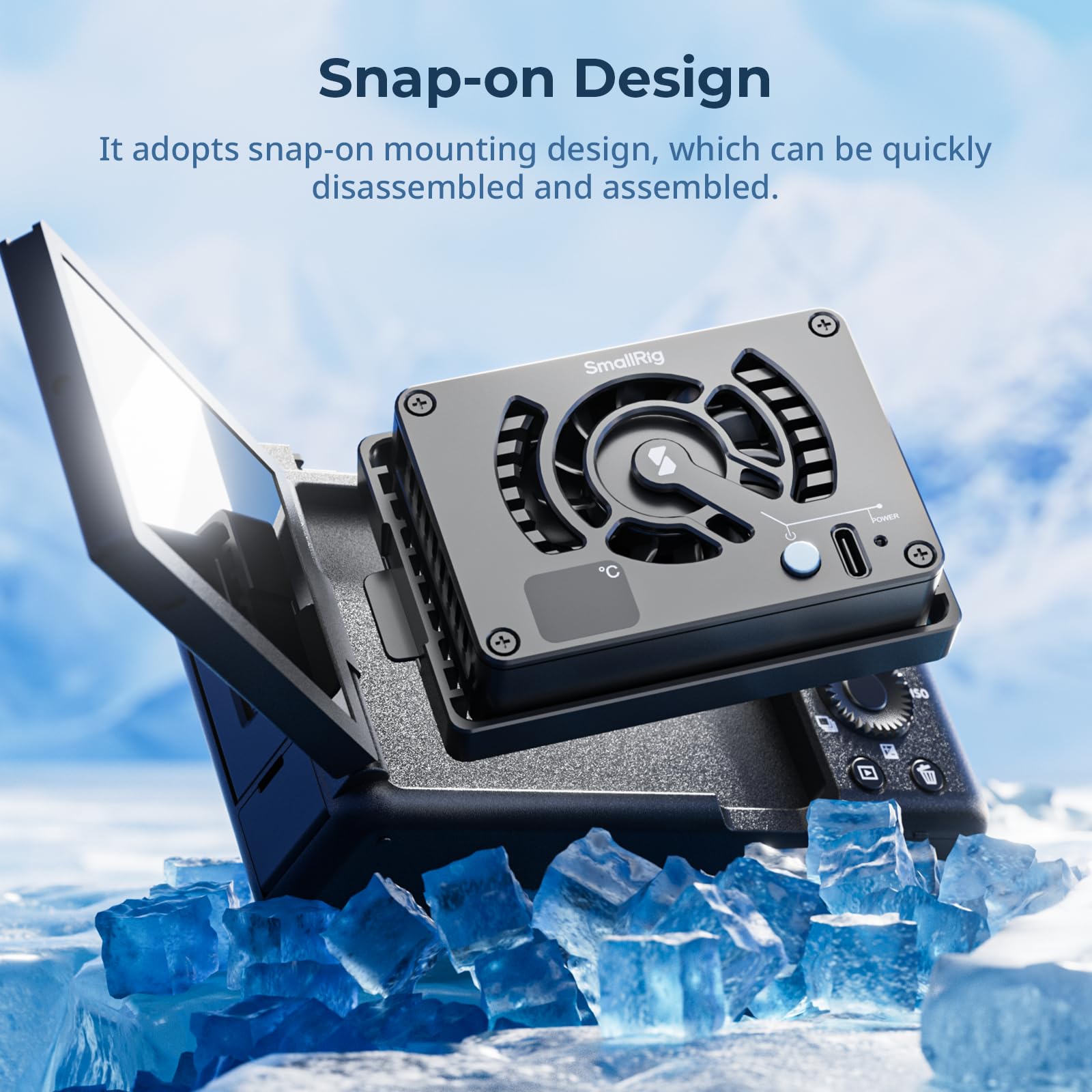 Foto 5 pulgar | Sistema De Refrigeración Externo De Cámara Smallrig Para Sony/canon/fujif - Venta Internacional.