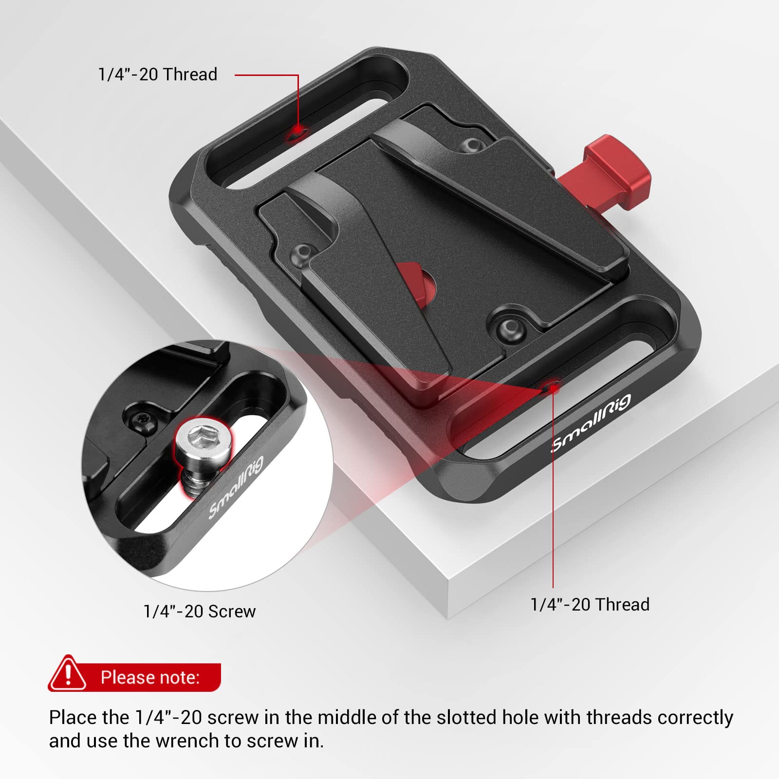 Foto 4 pulgar | Placa De Batería V-lock Mount Smallrig Mini V Mount 2987 - Venta Internacional.