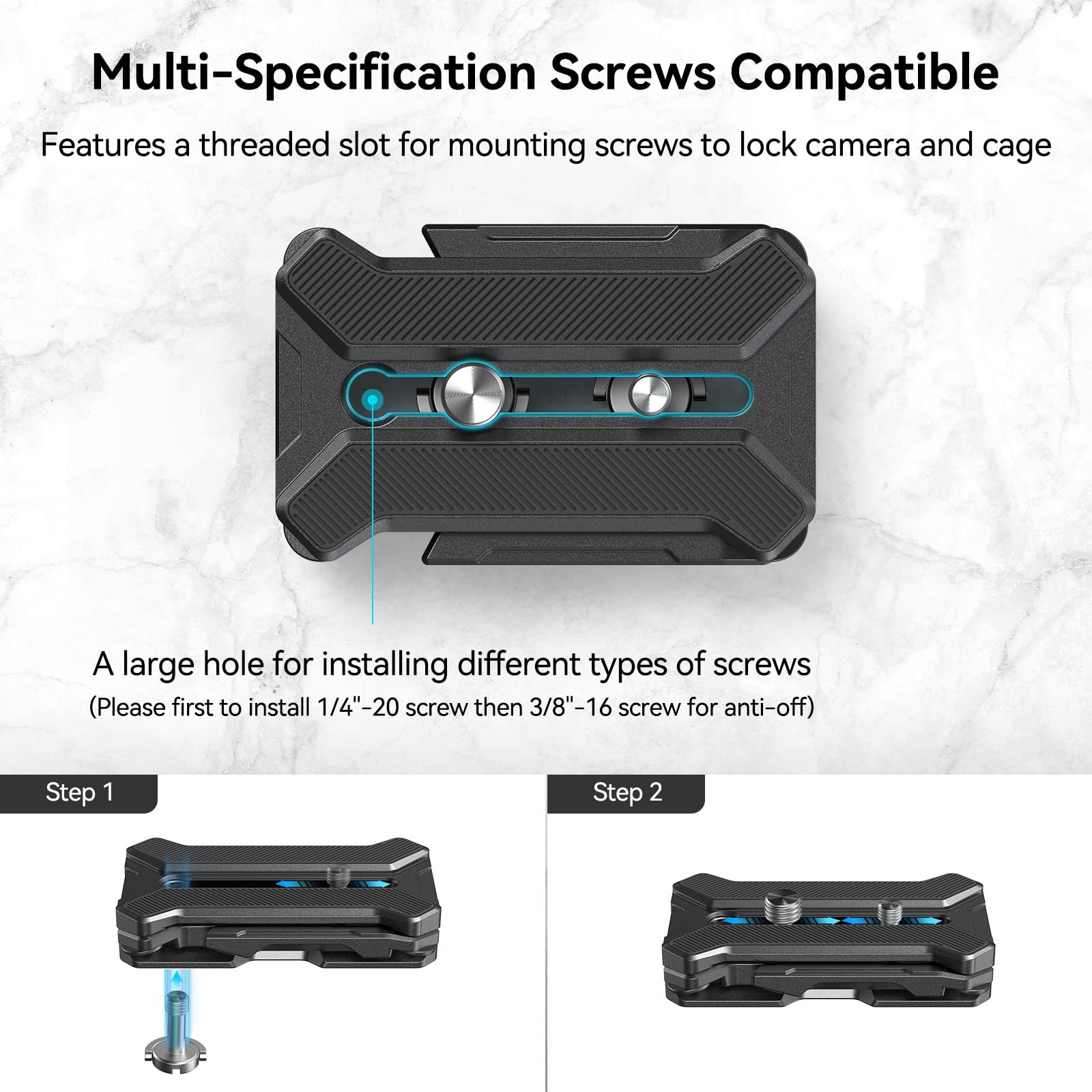 Foto 5 pulgar | Placa De Liberación Rápida Smallrig Para Cargas De 20 Kg Tipo Arca - Venta Internacional.