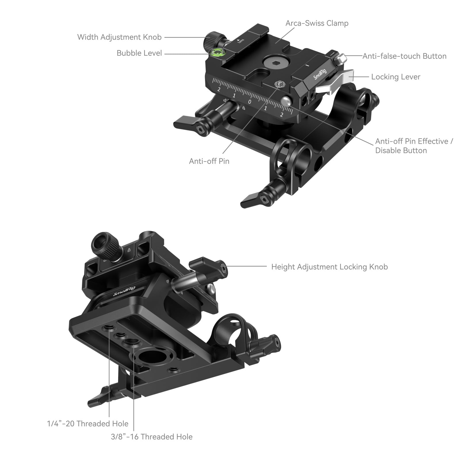 Foto 5 pulgar | Placa De Montaje Smallrig 4233 Para Abrazadera De Liberación Rápida Arca-swiss - Venta Internacional.