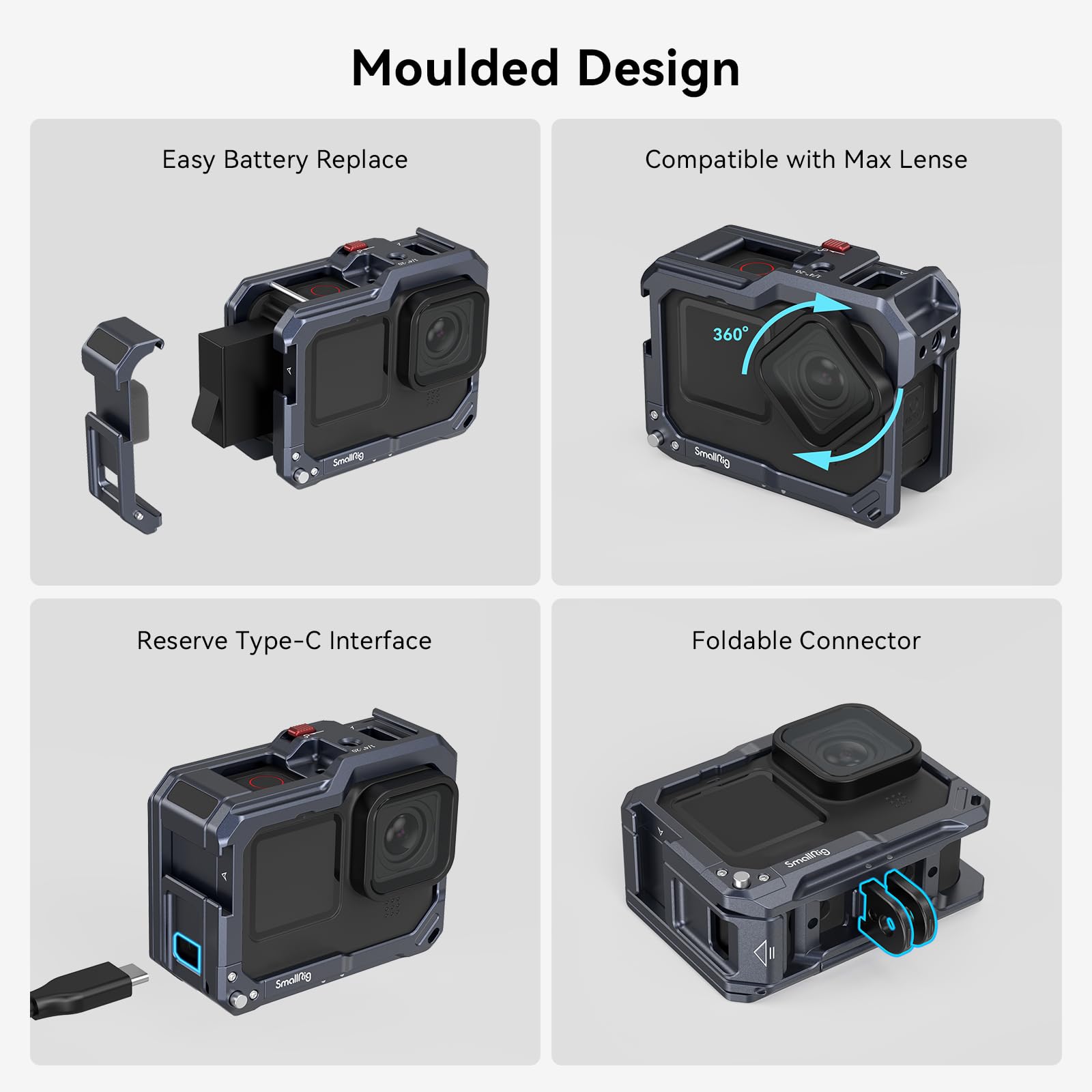 Foto 5 pulgar | Cage Smallrig Hero13/hero12/hero11/hero 10/hero 9 Bl - Venta Internacional.