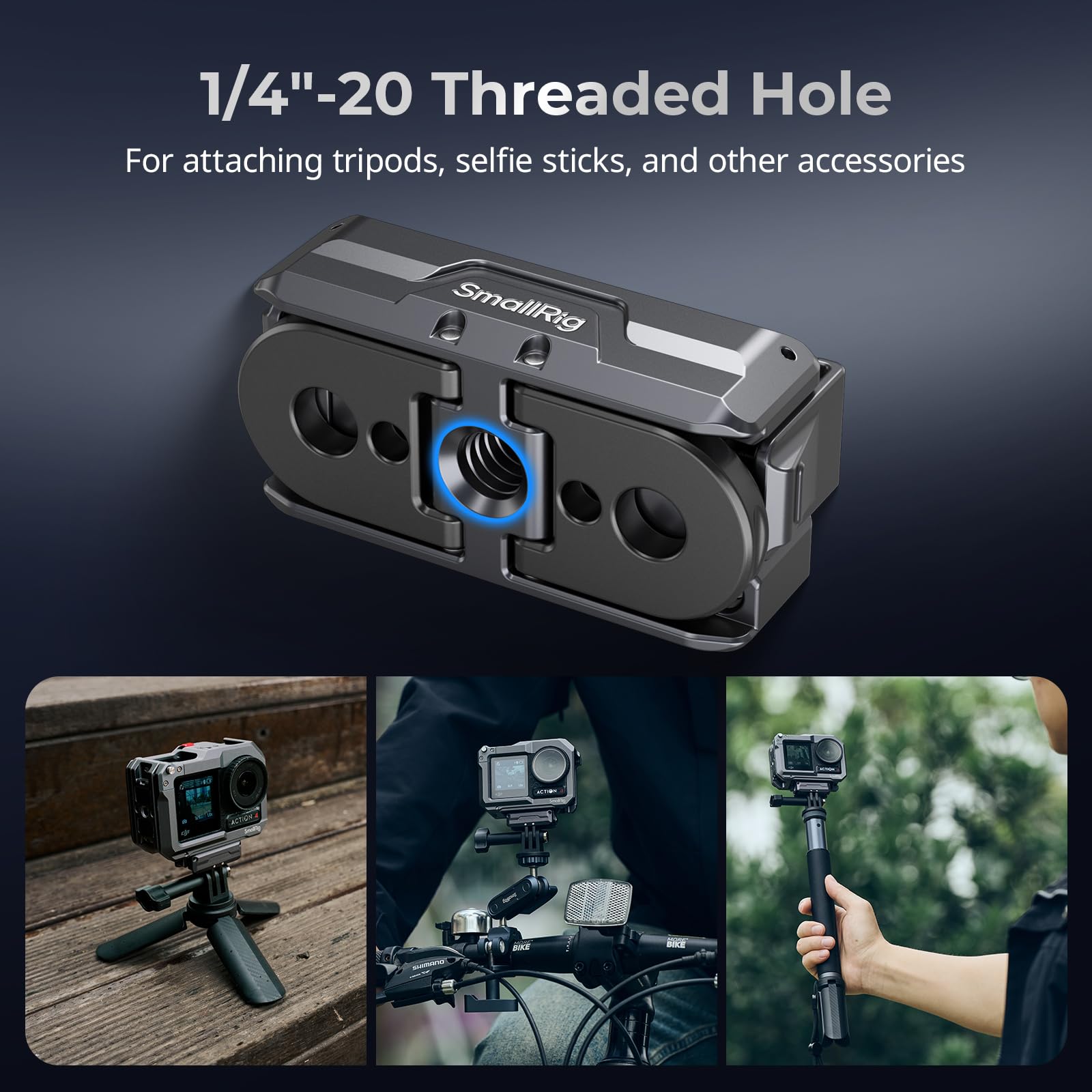 Foto 4 | Adaptador De Montaje Magnético Smallrig Para Cámaras Dji Action 5/4/3 - Venta Internacional.
