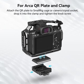Foto 2 | Abrazadera Y Placa De Liberación Rápida Smallrig Para Arca Standard - Venta Internacional.