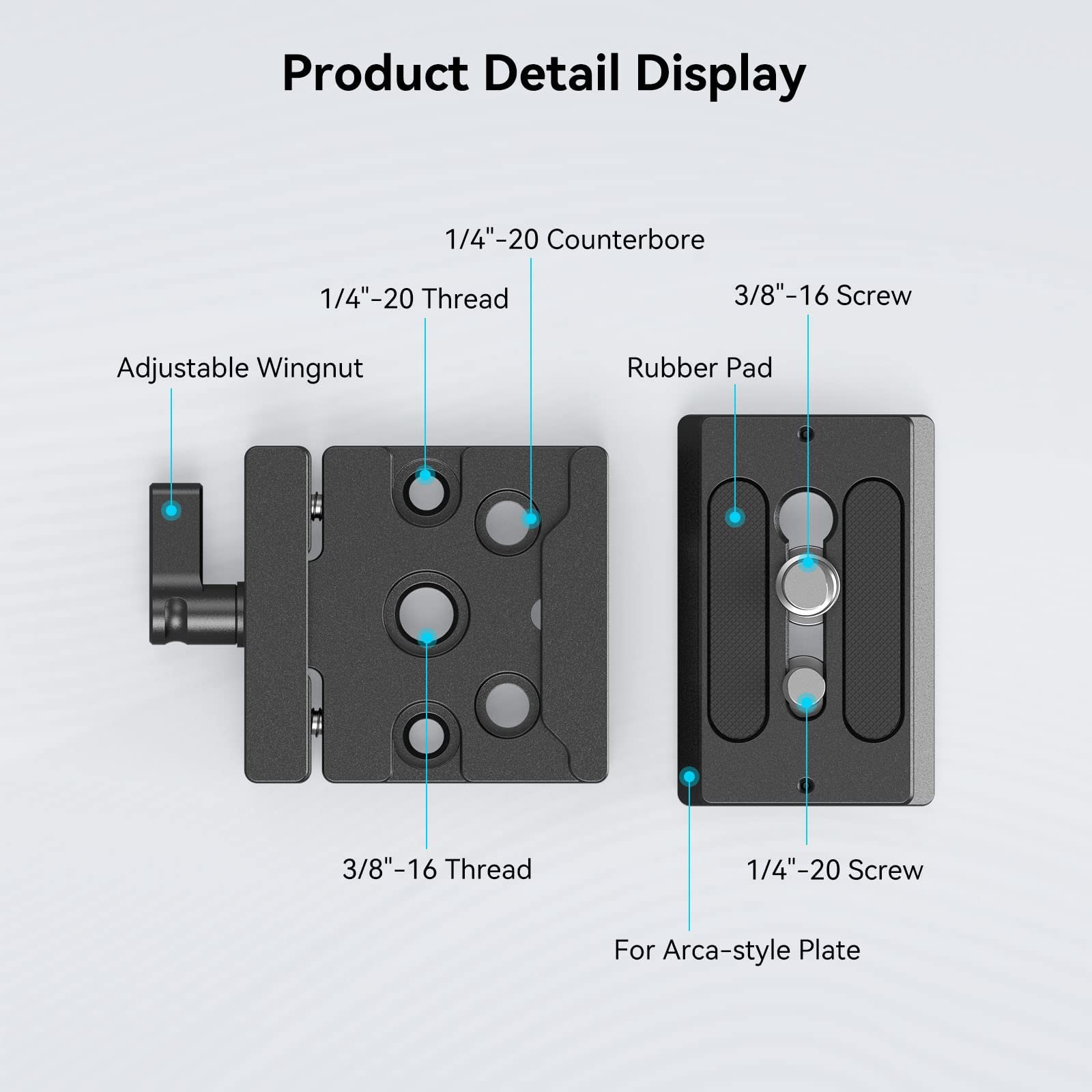 Foto 6 | Abrazadera Y Placa De Liberación Rápida Smallrig Para Arca Standard - Venta Internacional.