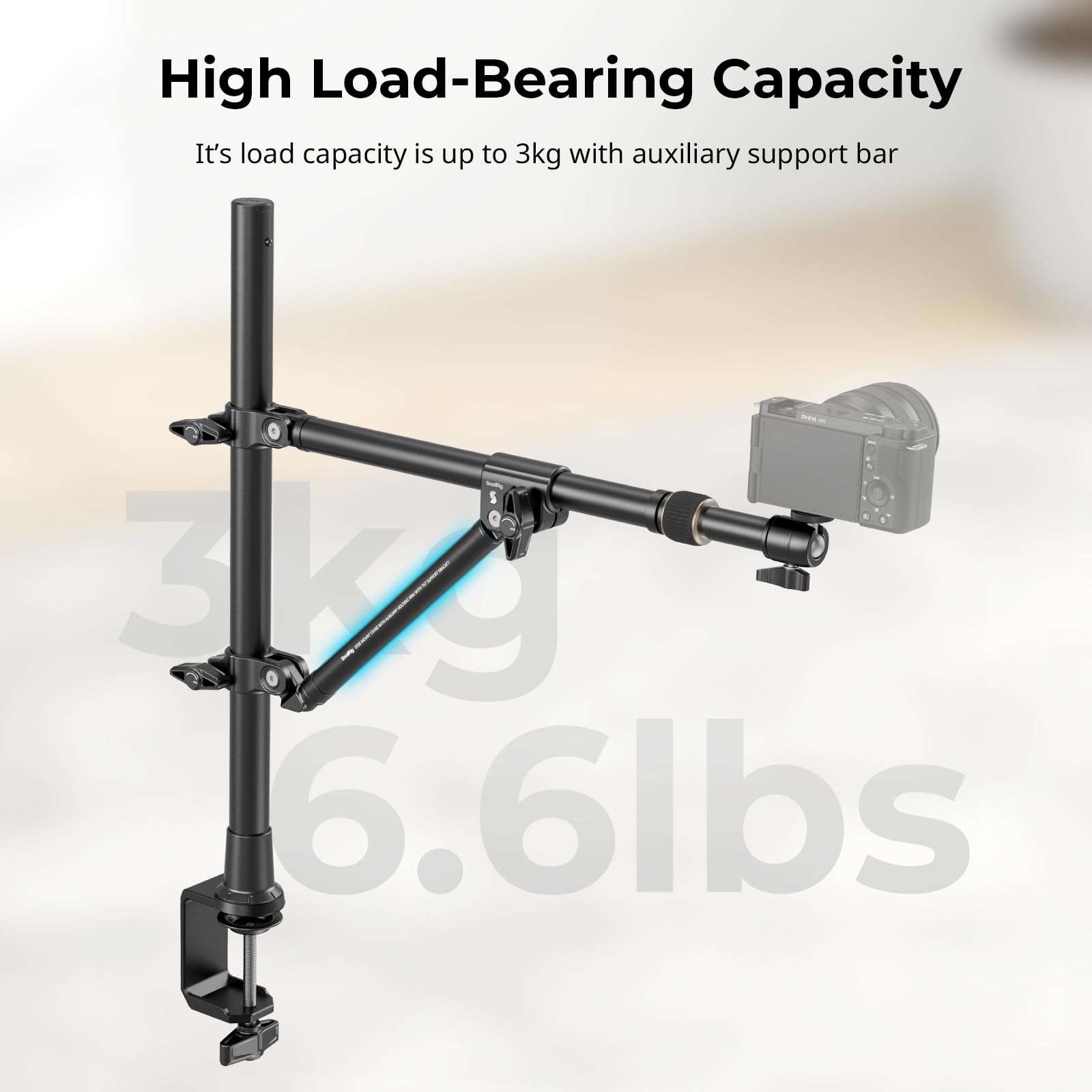 Foto 5 pulgar | Soporte De Escritorio Para Cámara Smallrig Triangle Con Soporte Para Teléfono, 3 Kg - Venta Internacional.