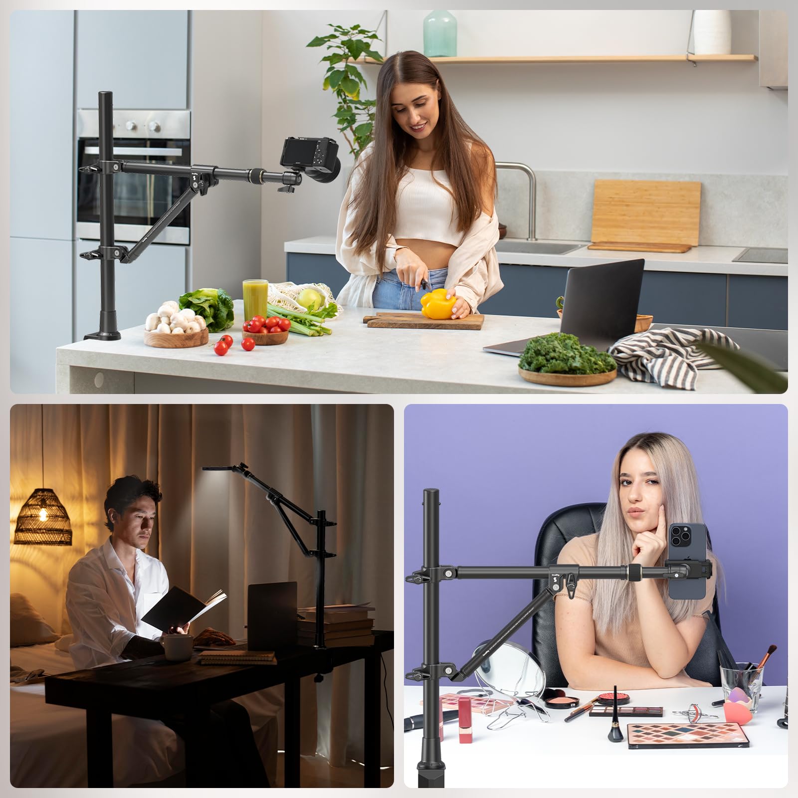 Foto 8 pulgar | Soporte De Escritorio Para Cámara Smallrig Triangle Con Soporte Para Teléfono, 3 Kg - Venta Internacional.