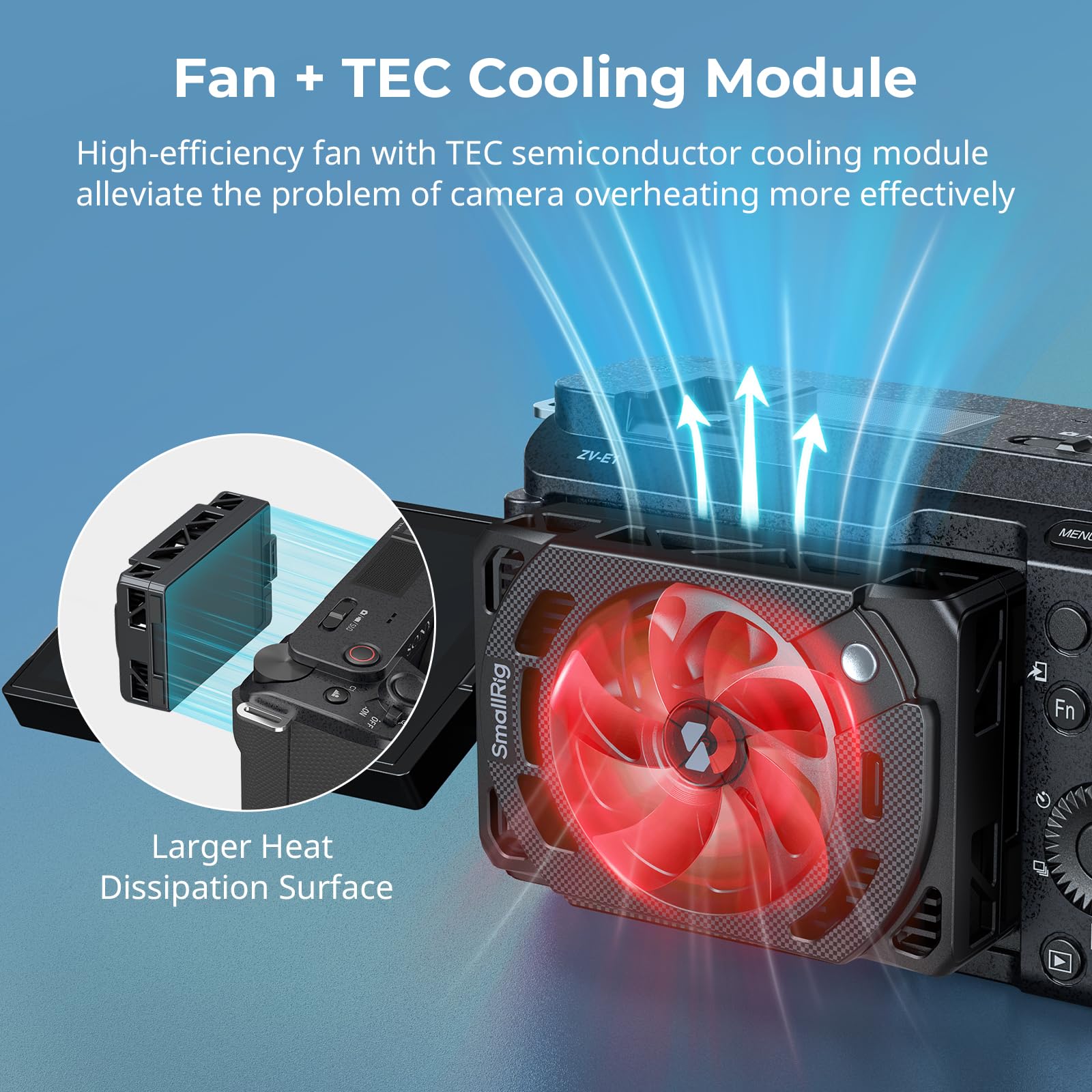 Foto 3 pulgar | Ventilador De Refrigeración De Cámara Smallrig Tec Para Cámara Sony Mirrorless - Venta Internacional.