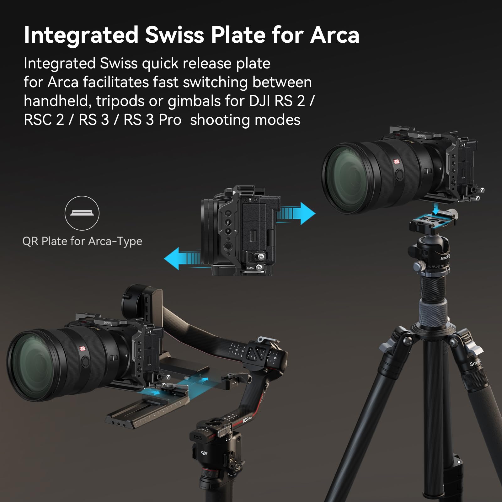 Foto 6 pulgar | Kit De Soporte De Cámara Smallrig Para Sony A6700 Con Abrazadera De Cable Hdmi - Venta Internacional.