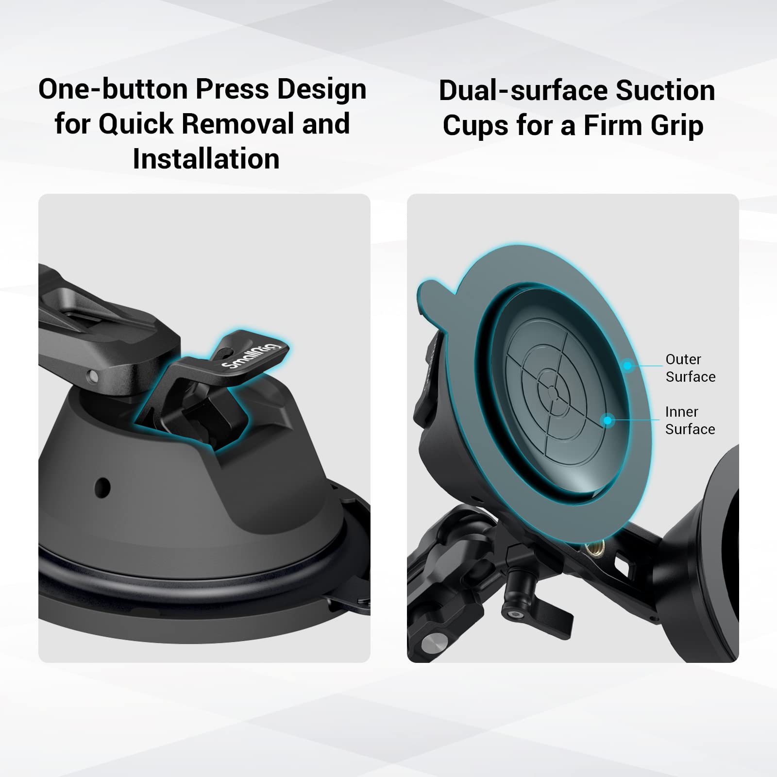 Foto 3 | Soporte Con Ventosa Para Cámara Smallrig 3566 Para Gopro Y Sony Dslr - Venta Internacional.