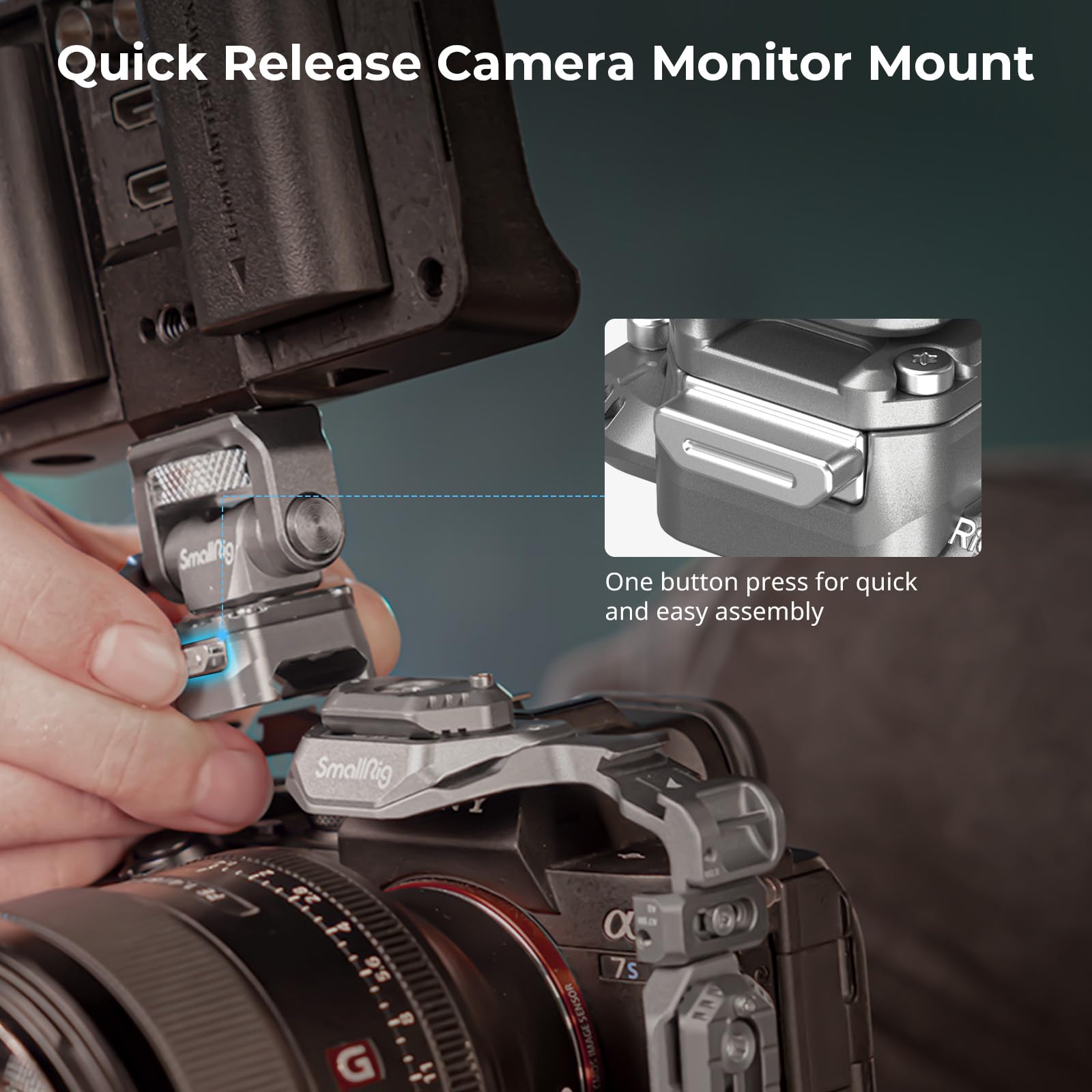 Foto 4 pulgar | Soporte Para Cámara Y Monitor Smallrig Hawklock H21-4487, 2,5 Kg - Venta Internacional.