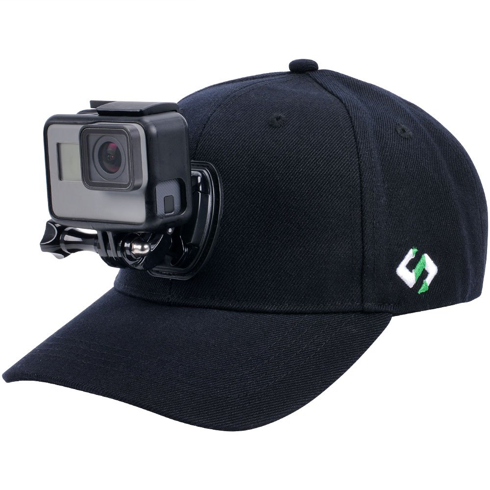 Gorra De Béisbol Compatible Con Smatree G*pro/dji Osmo Action Black - Venta Internacional.