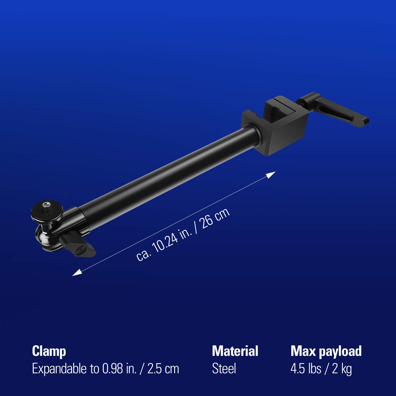 Foto 6 pulgar | Brazo De Sujeción Elgato Solid Arm Para Luces, Cámaras Y Micrófonos - Venta Internacional.