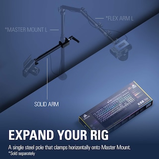 Foto 6 | Brazo De Sujeción Elgato Solid Arm Para Luces, Cámaras Y Micrófonos - Venta Internacional.
